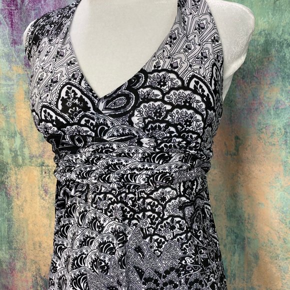 📌 Cristinalove Neck-holder Soft Flowing Dress - Picture 4 of 14